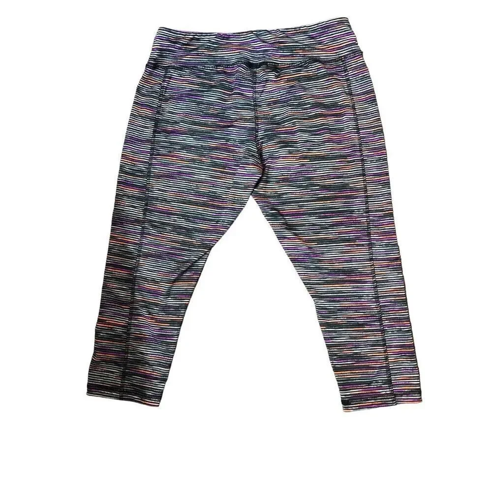 Ashley Blue space dye yoga capris